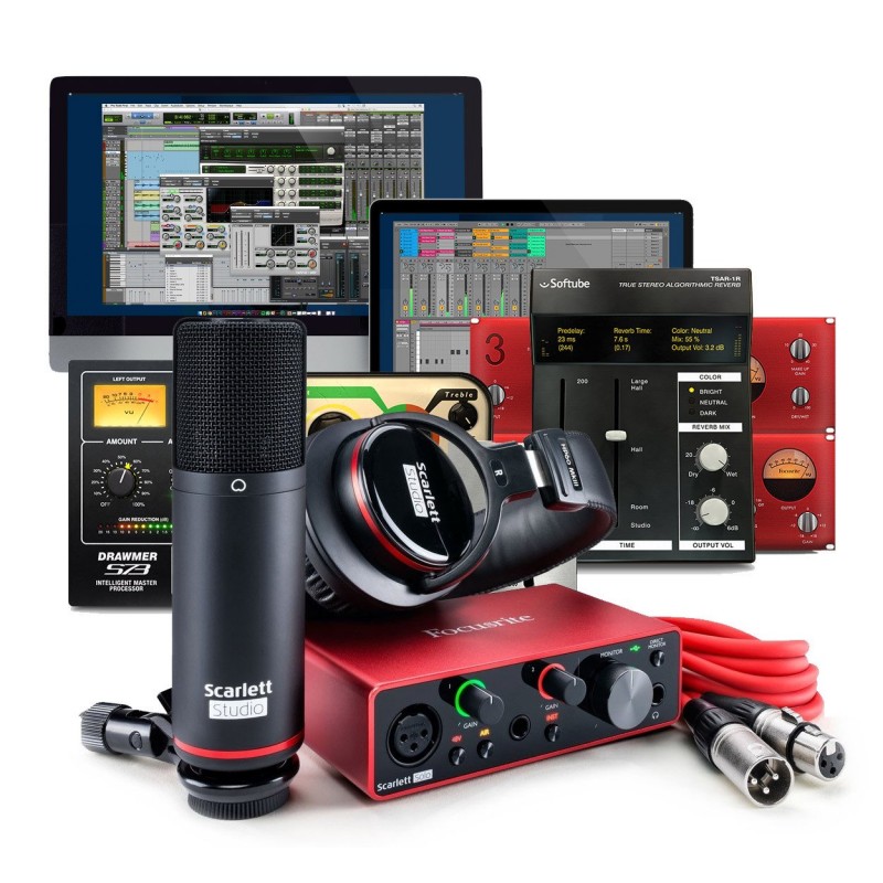 focusrite scarlett solo studio pack 3rd gen 錄音套裝