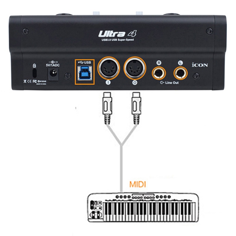 MIDI 設備連接線 MIDI CABLE 信號連接線
