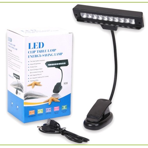 LED 夾式 大譜架燈 10LED