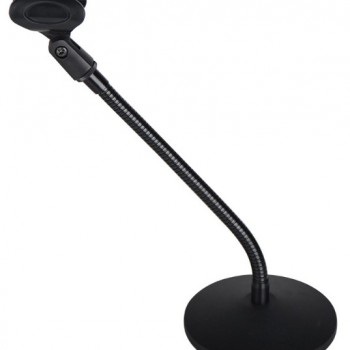 座檯桌式 可彎曲 咪架 MIC STAND 鵝頸軟管 話筒架 U型咪夾款 27CM高