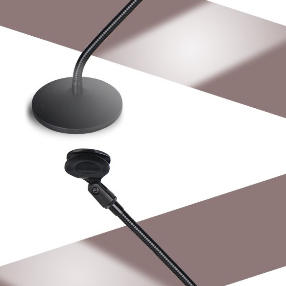 座檯桌式 可彎曲 咪架 MIC STAND 鵝頸軟管 話筒架 U型咪夾款 27CM高
