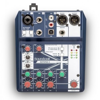 Soundcraft Notepad-5 Professional Audio Mixers