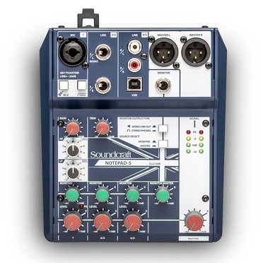 Soundcraft Notepad-5 Professional Audio Mixers