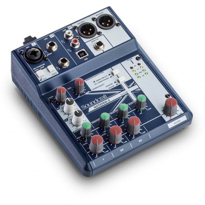 Soundcraft Notepad-5 Professional Audio Mixers