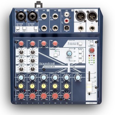 Soundcraft Notepad-8FX Professional Audio Mixers