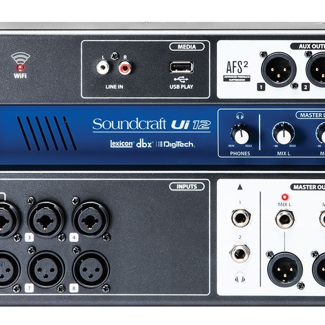 SOUNDCRAFT UI12 Professional Audio Mixers