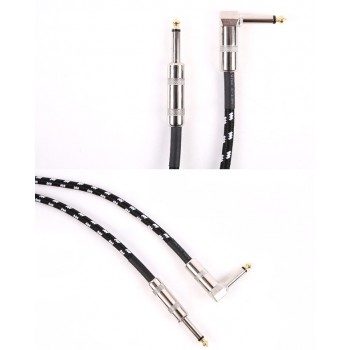 3米 結他音頻 降噪連接線 Jack Cable 6.35 直彎頭 結他線 6.5音頻線