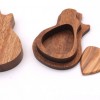 結他 木製撥片 結他型 撥片盒套裝 Wooden PICK