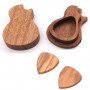 結他 木製撥片 結他型 撥片盒套裝 Wooden PICK