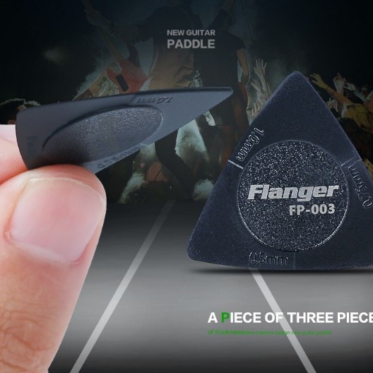 Flanger FP-003 三厚度一體 磨砂防滑撥片 PICK