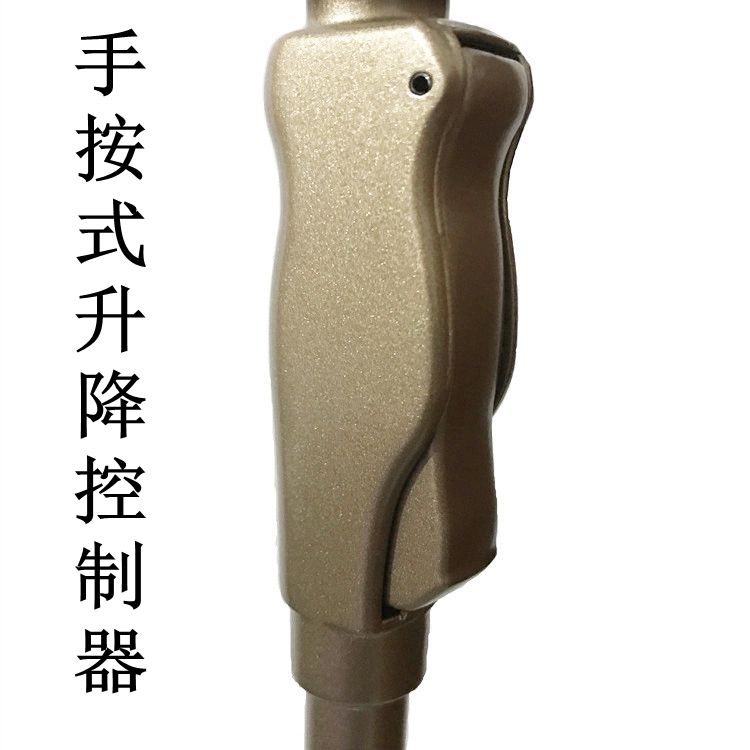 全金屬手壓 升降式 加厚型 microphone stand 金色咪架