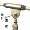 全金屬手壓 升降式 加厚型 microphone stand 金色咪架