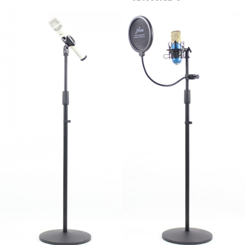 可調節軟管式 圓盤底座 咪架 microphone stand