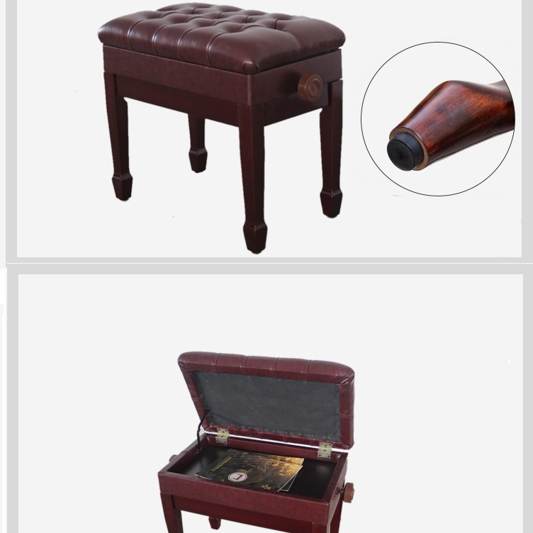 加厚型 高檔升降鋼琴凳 帶琴箱 