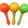 16CM 兒童圓頭 塑膠沙錘 maraca (單個裝)