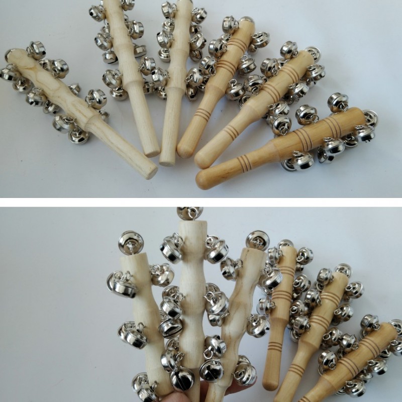 木製 13鈴 棒鈴 手搖鈴