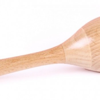 20CM 兒童櫸木木質 大沙錘 maraca (單個裝)