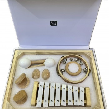 兒童 木製樂器套裝 木製音樂禮物套裝