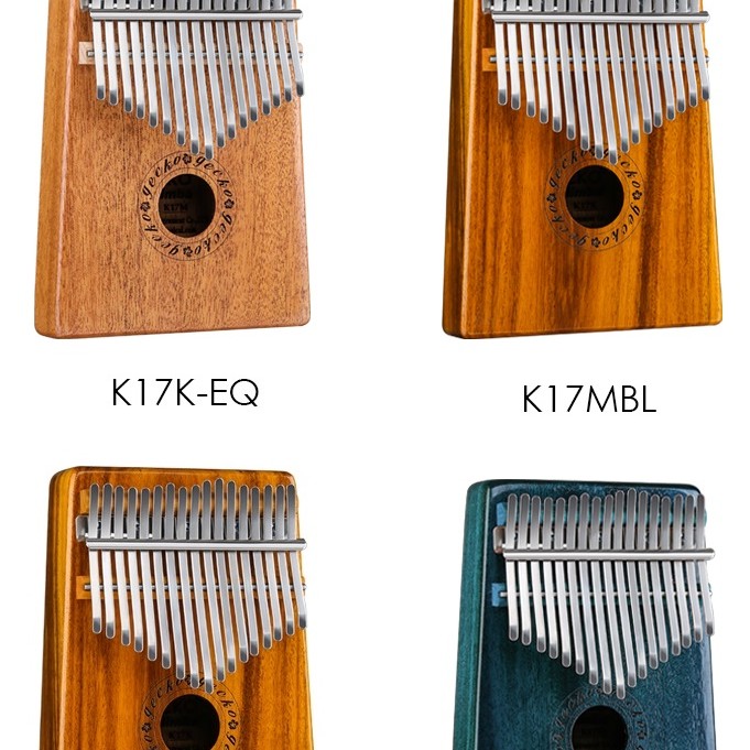 GECKO KS17EQ 17音 便携卡林巴 拇指琴带EQ KALIMBA 