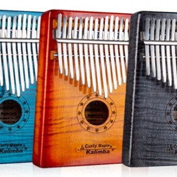 GECKO MC-L / MC-S 17音 便携卡林巴 虎紋楓木 拇指琴 KALIMBA 
