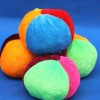 兒童 彩色平絨 圓沙包 兒童絨布 圓豆袋 絨豆袋 7cm (單個裝)
