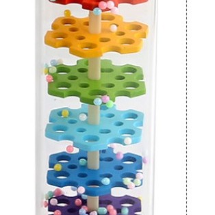 22CM 大木質款塑膠 雨聲沙筒 maraca(單個裝)