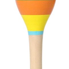 16CM 兒童木質 底坐款 沙錘 底坐沙錘 maraca (單個裝)