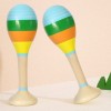 16CM 兒童木質 底坐款 沙錘 底坐沙錘 maraca (單個裝)