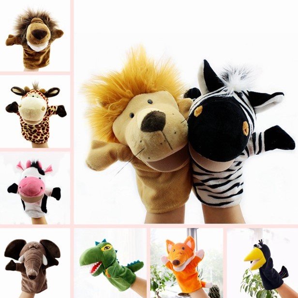 兒童 動物手偶 手套玩偶 24cm Animal Hand Puppets (單個裝)