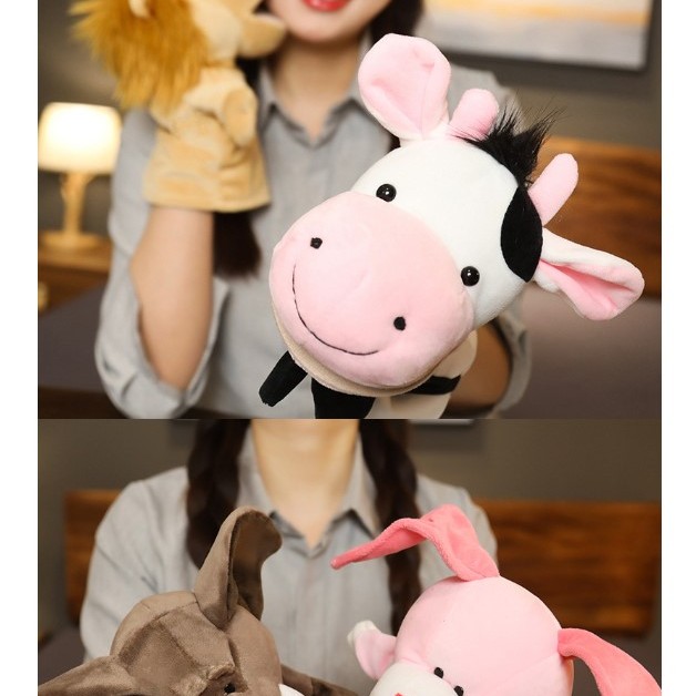 兒童 動物手偶 手套玩偶 24cm Animal Hand Puppets (單個裝)