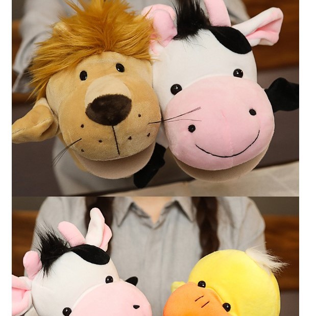 兒童 動物手偶 手套玩偶 24cm Animal Hand Puppets (單個裝)