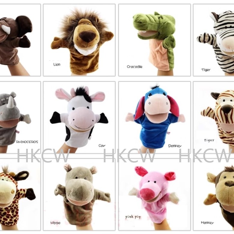 兒童 動物手偶 手套玩偶 24cm Animal Hand Puppets (單個裝)
