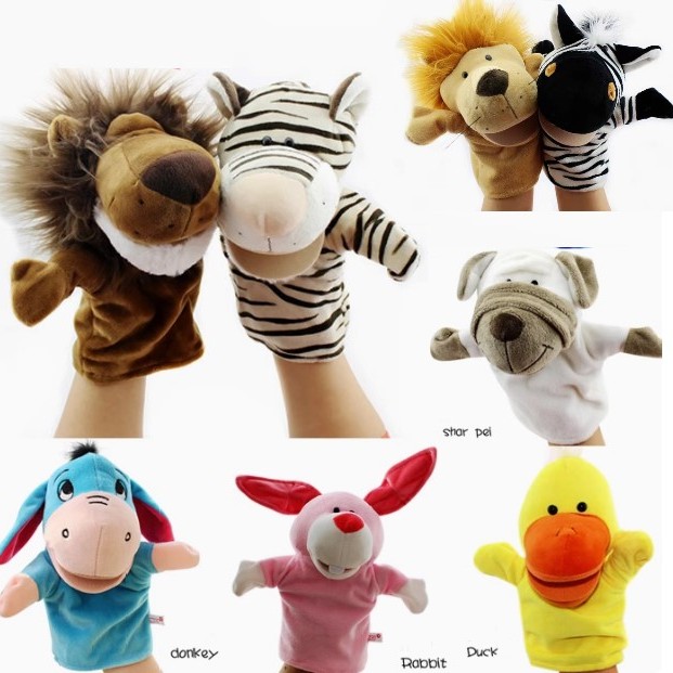 兒童 動物手偶 手套玩偶 24cm Animal Hand Puppets (單個裝)
