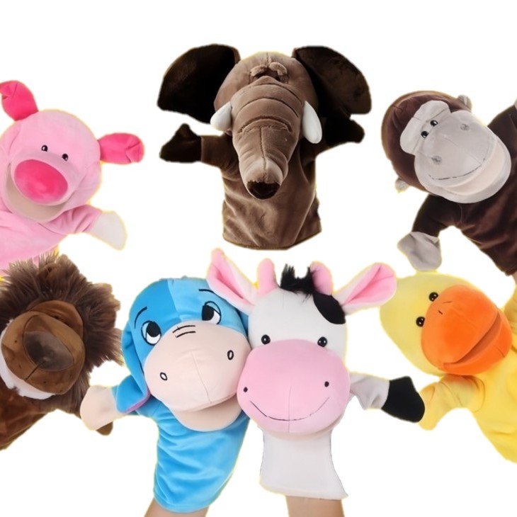 兒童 動物手偶 手套玩偶 24cm Animal Hand Puppets (單個裝)
