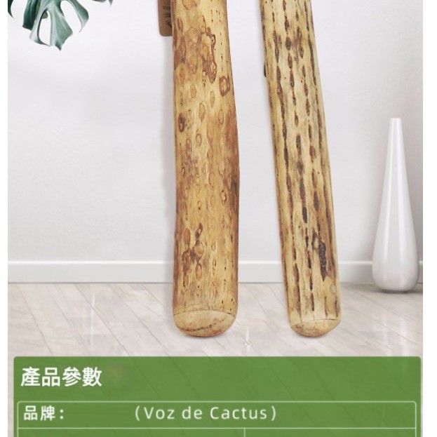 VOZ DE CACTUS / Terre 南美雨棍 仙人掌雨聲棒 Rainstick (長75CM)