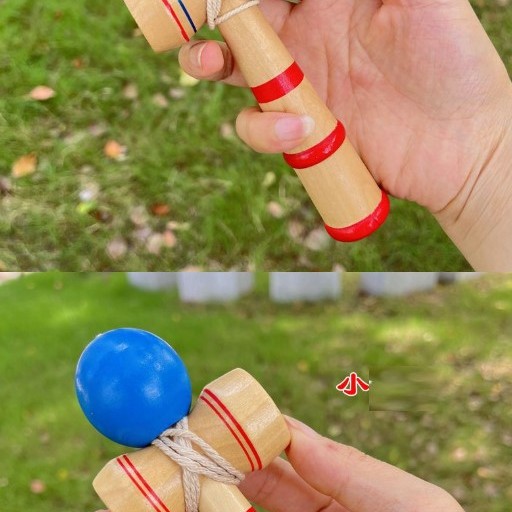 木製技巧球 劍球 劍玉 Kendama (小號) 