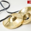 尼泊爾 手工黃銅 碰鈴 黃銅光面款
