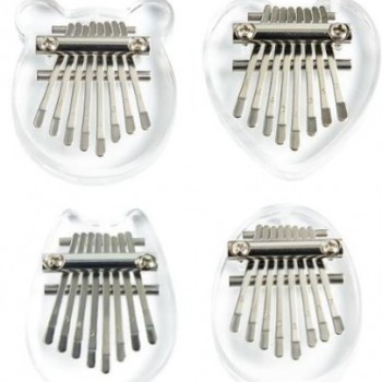 兒童 8音 迷你 便携卡林巴 迷你拇指琴 MINI KALIMBA 水晶款 (一套四款)