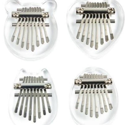 兒童 8音 迷你 便携卡林巴 迷你拇指琴 MINI KALIMBA 水晶款 (一套四款)