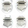 兒童 8音 迷你 便携卡林巴 迷你拇指琴 MINI KALIMBA 水晶款 (一套四款)