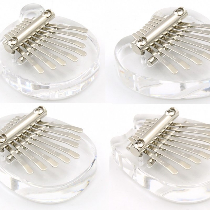 兒童 8音 迷你 便携卡林巴 迷你拇指琴 MINI KALIMBA 水晶款 (單個裝)