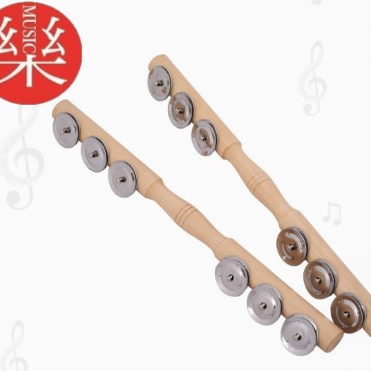 木製手搖 六鈴 板鑔 棒鈴