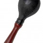 26CM 兒童圓頭 大塑膠沙錘 黑色 maraca (單個裝)