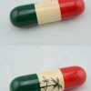 木質大椰樹 沙筒  (單個裝)