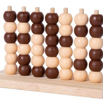 兒童木製 立體 四子棋 四連棋