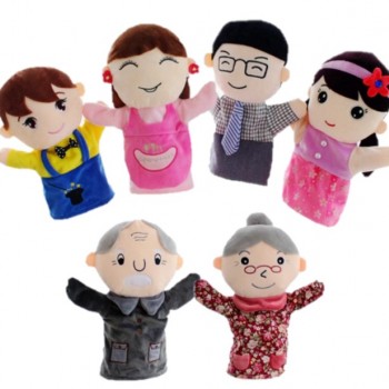 兒童 卡通一家人手偶 手套玩偶 25cm Family Hand Puppets (單個裝)