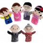 兒童 卡通一家人手偶 手套玩偶 25cm Family Hand Puppets (單個裝)