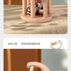 兒童櫸木 手抓手搖鈴 鈴鐺樂器 形狀配對板 (6件套裝)