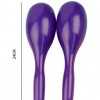 24CM 兒童 彩色橢圓 塑膠沙錘 maraca (單個裝)