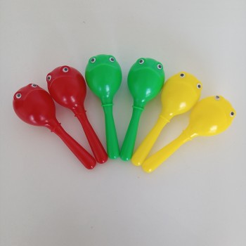 16CM 兒童青蛙 塑膠沙錘 maraca (單個裝)